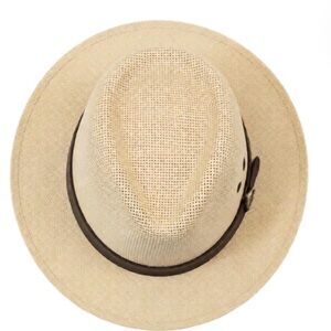 Classic Tan Fedora Hat
